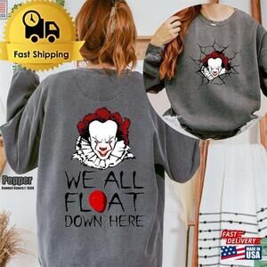 Pennywise We All Float Down Here Sweatshirt 2 Sided